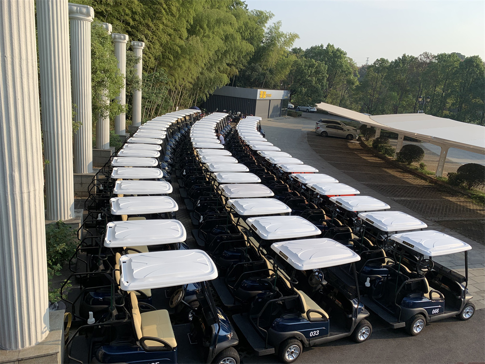 湖南某高爾夫球會(huì)高爾夫球車(chē)交付名場(chǎng)面